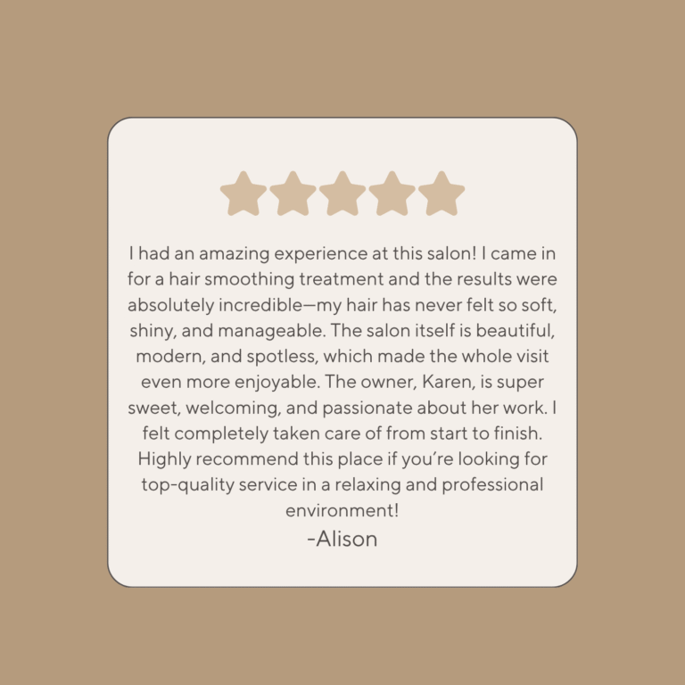 Non Toxic Hair Salon